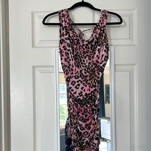 Pink Leopard Dress